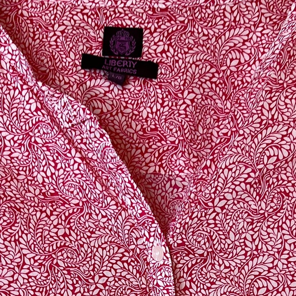 FITH Made With LIBERTY FABRIC FLORAL IMPRESSION Blouse